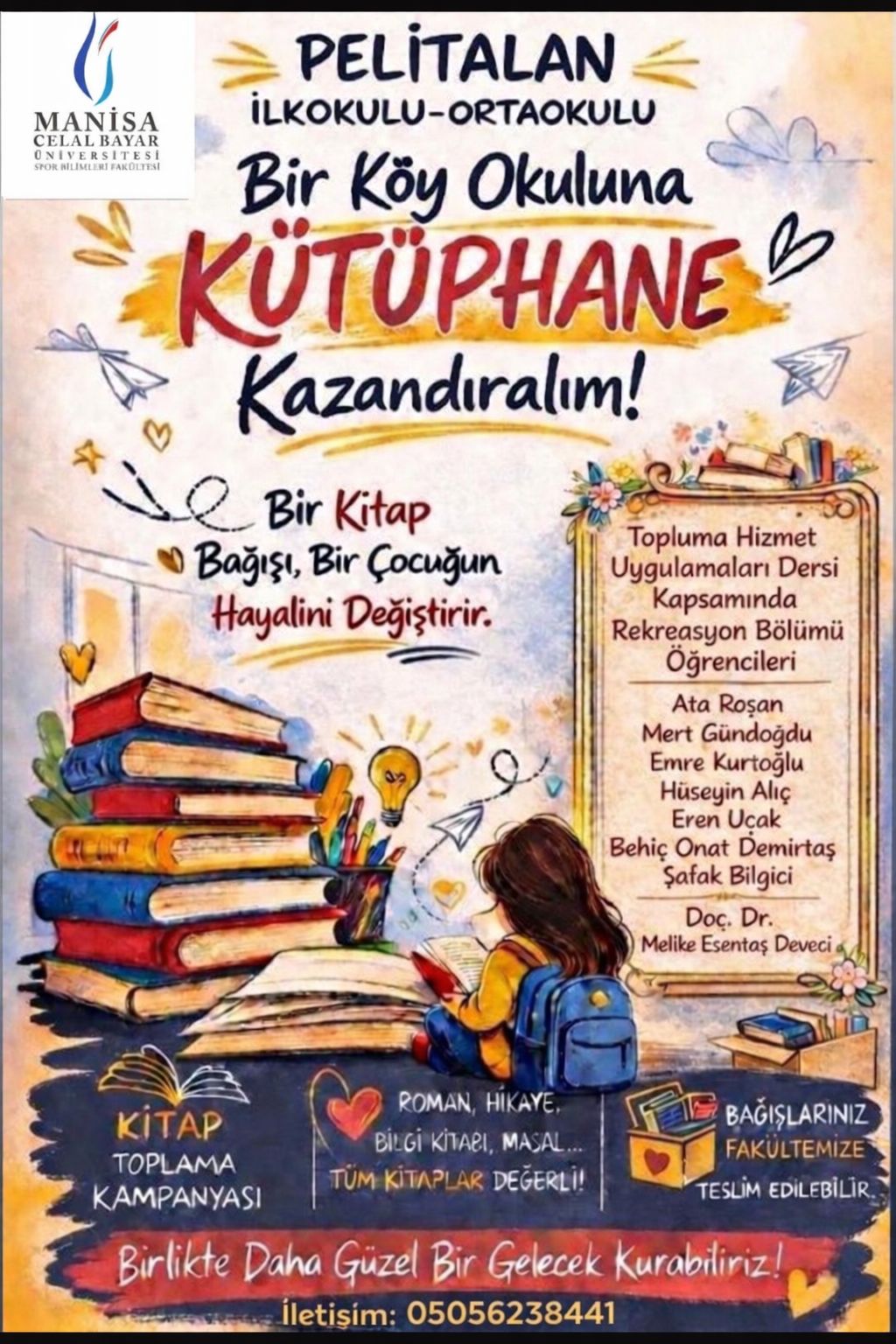 Pelitalan köy okuluna bir kütüphane kazandıralım