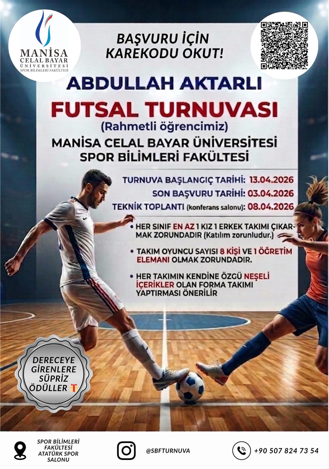 Abdullah Aktarlı Futsal Turnuvası